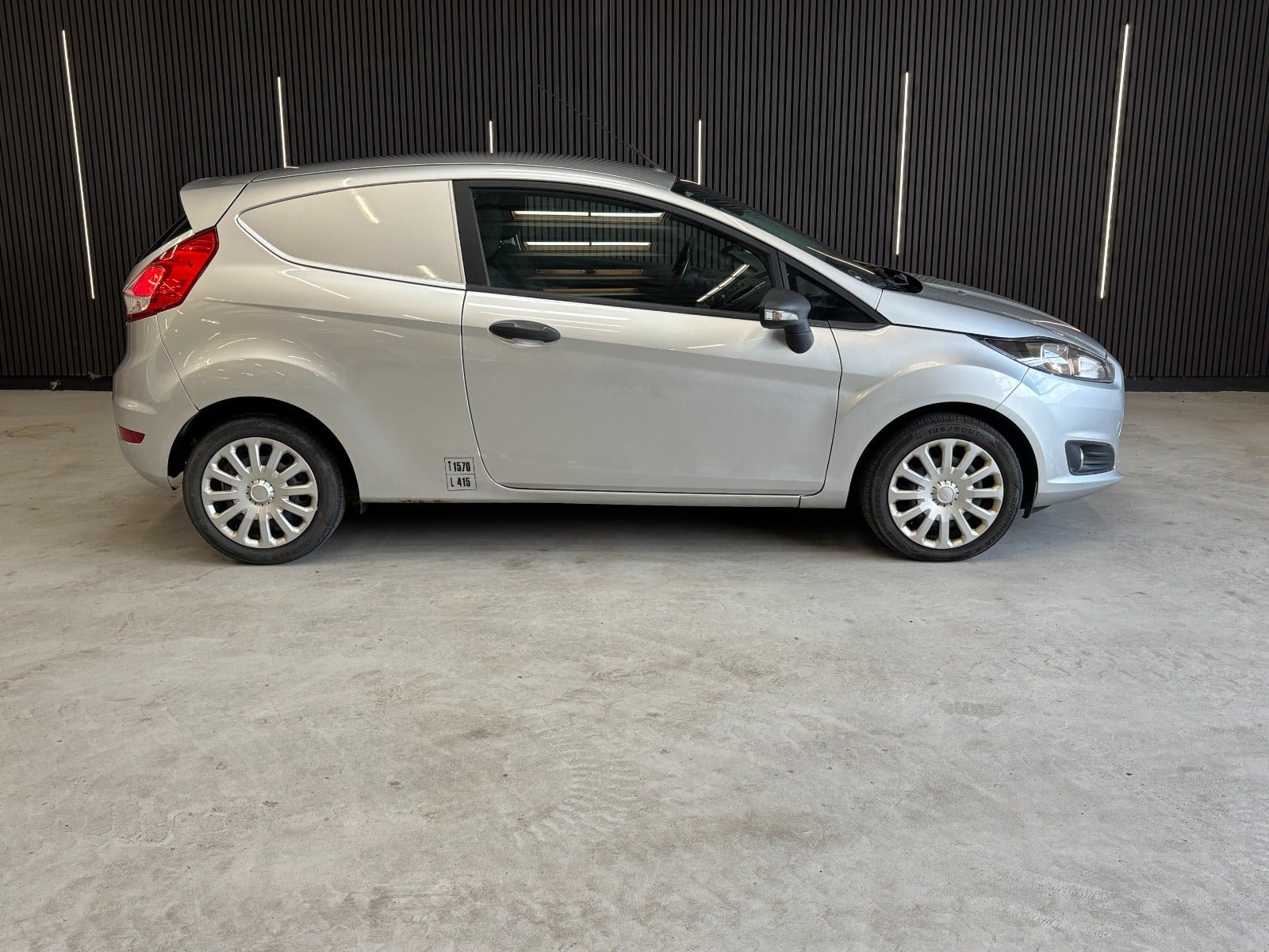 Grøn Ford Fiesta fra 2015