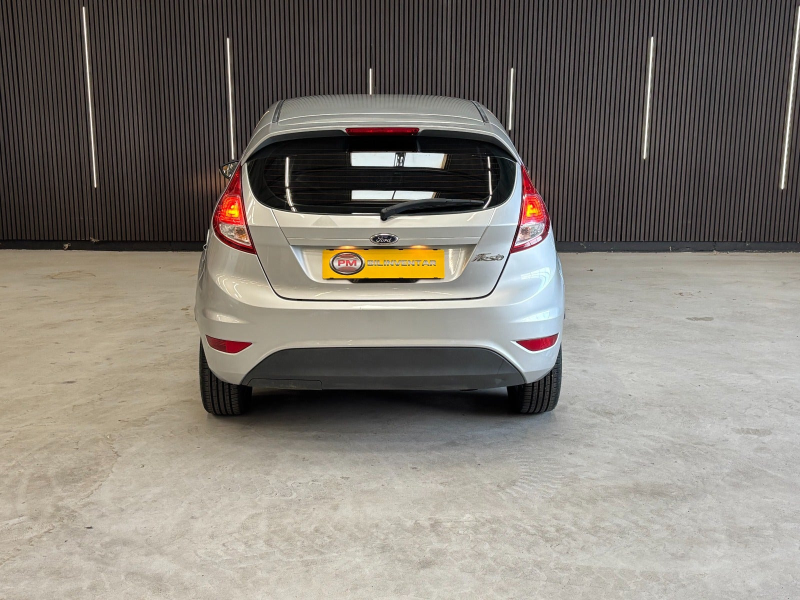 Grøn Ford Fiesta fra 2015