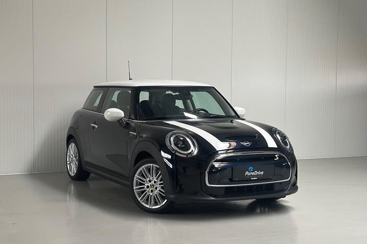 Blå Mini Cooper SE fra 2023