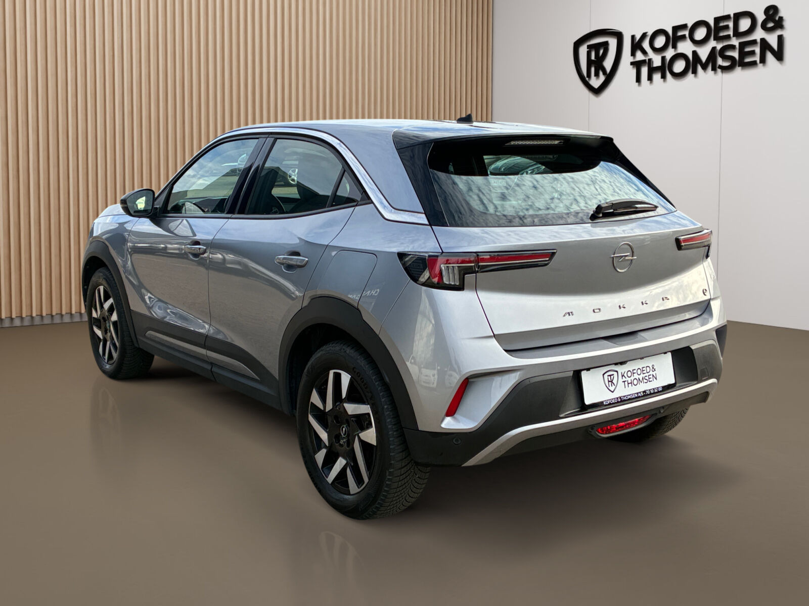 Grå Opel Mokka-e fra 2024