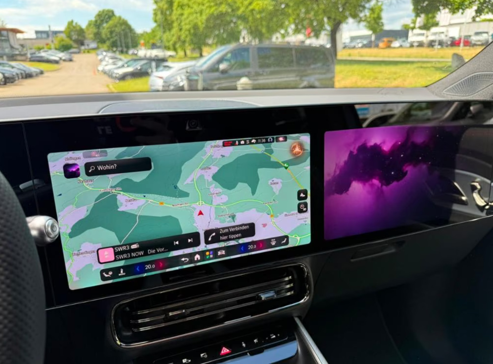 Blå Mercedes GLB250+ fra 2026