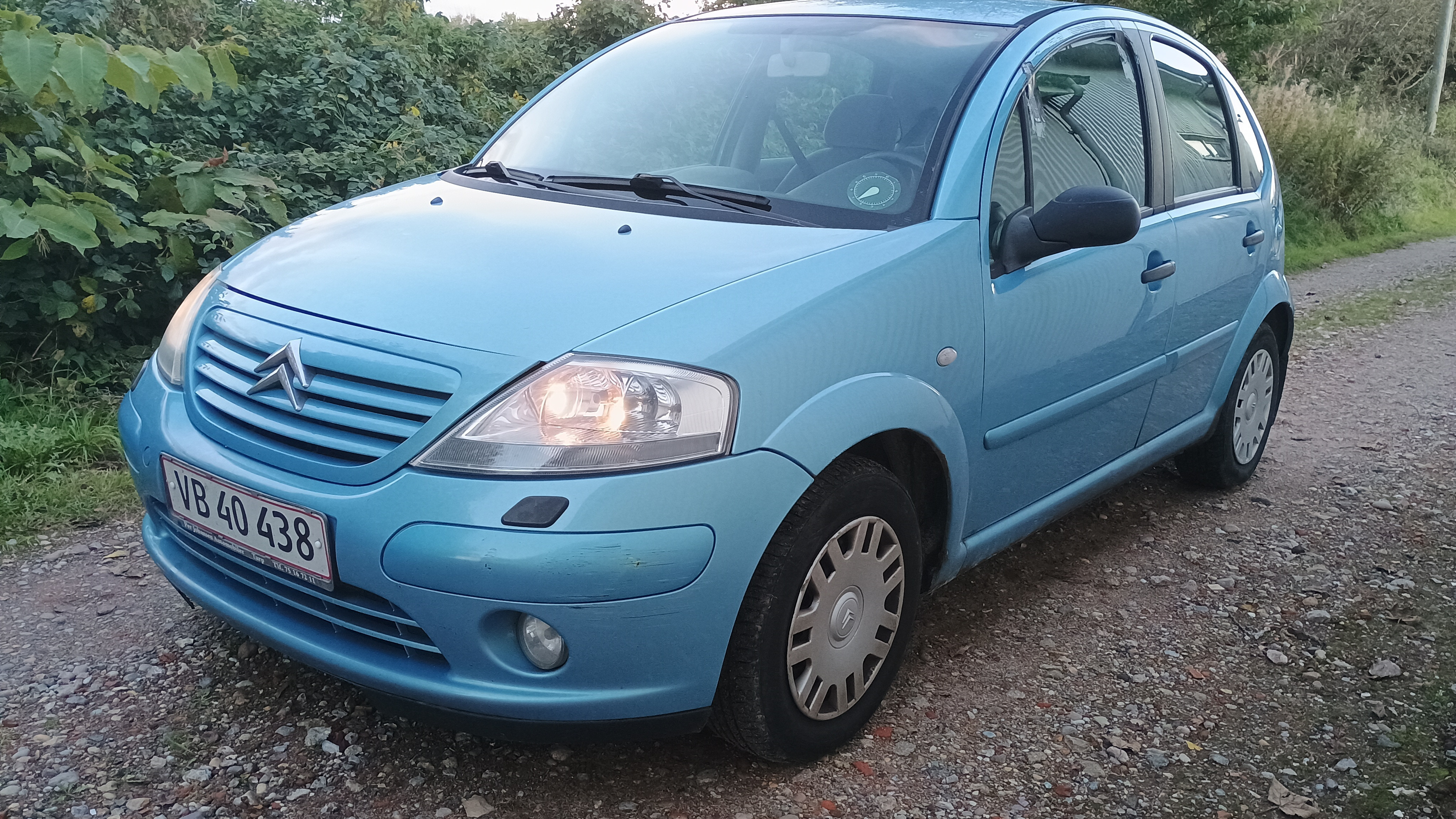 Blå Citroën C1 fra 2002