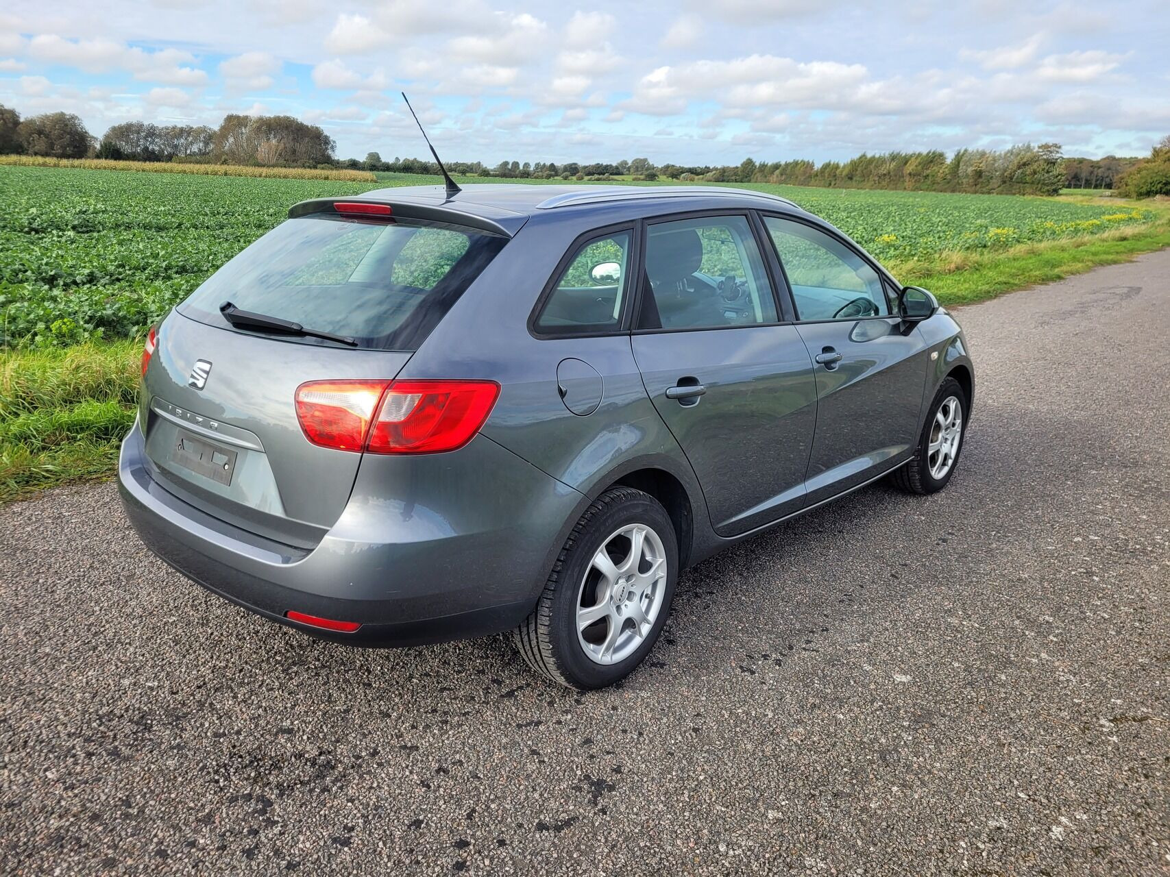 Grå Seat Ibiza fra 2014