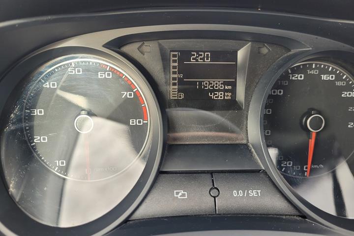Grå Seat Ibiza fra 2014