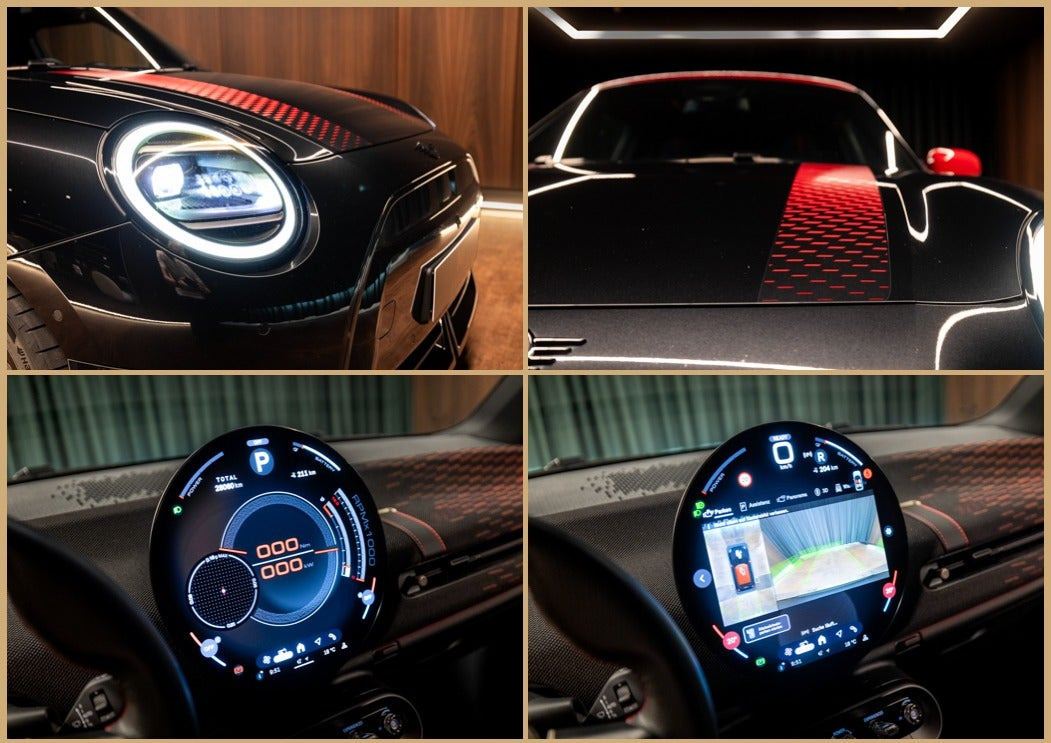 Sort Mini Cooper E fra 2025