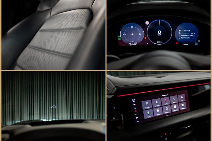 Sort Porsche Macan 4 fra 2025