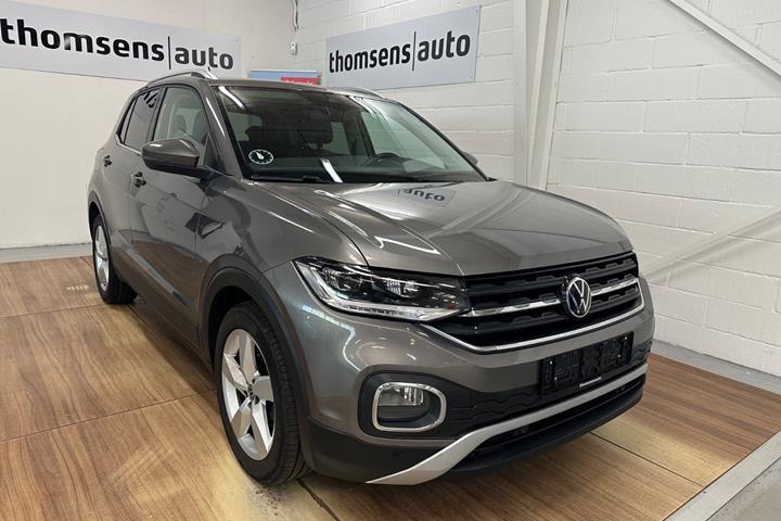 Grå VW T-Cross fra 2021