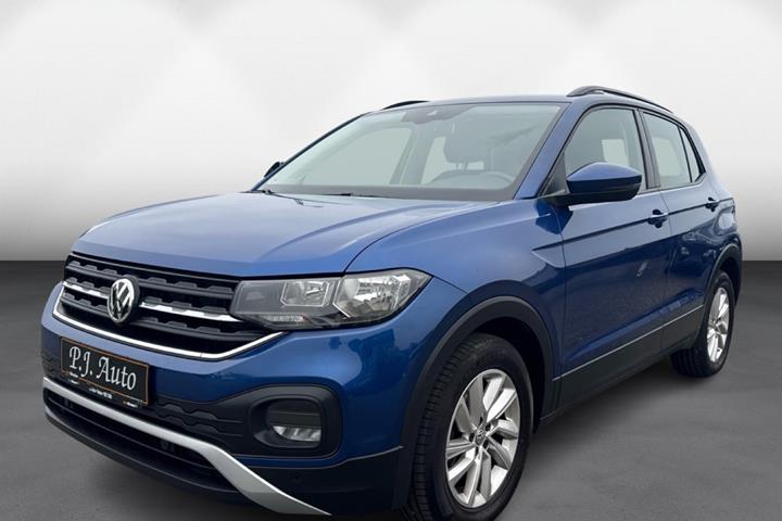 Blå VW T-Cross fra 2019
