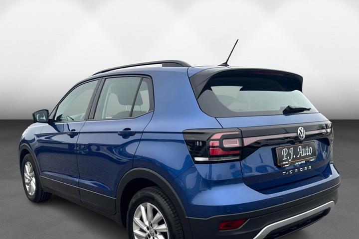 Blå VW T-Cross fra 2019