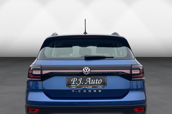 Blå VW T-Cross fra 2019