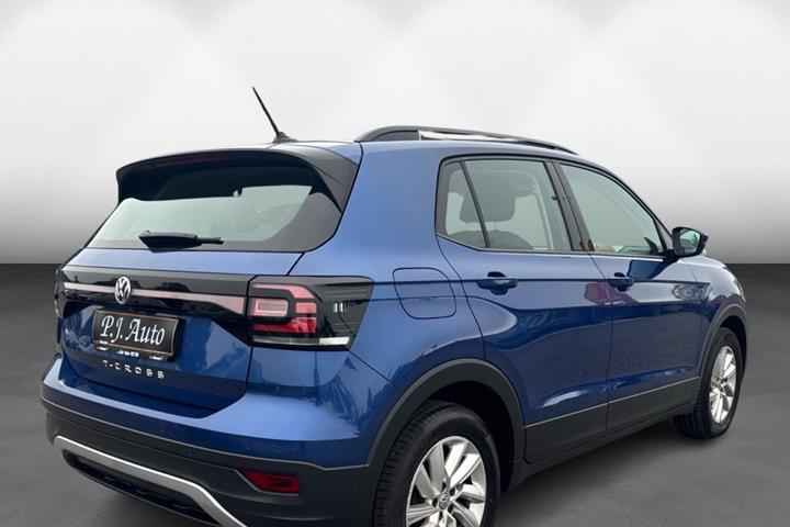 Blå VW T-Cross fra 2019