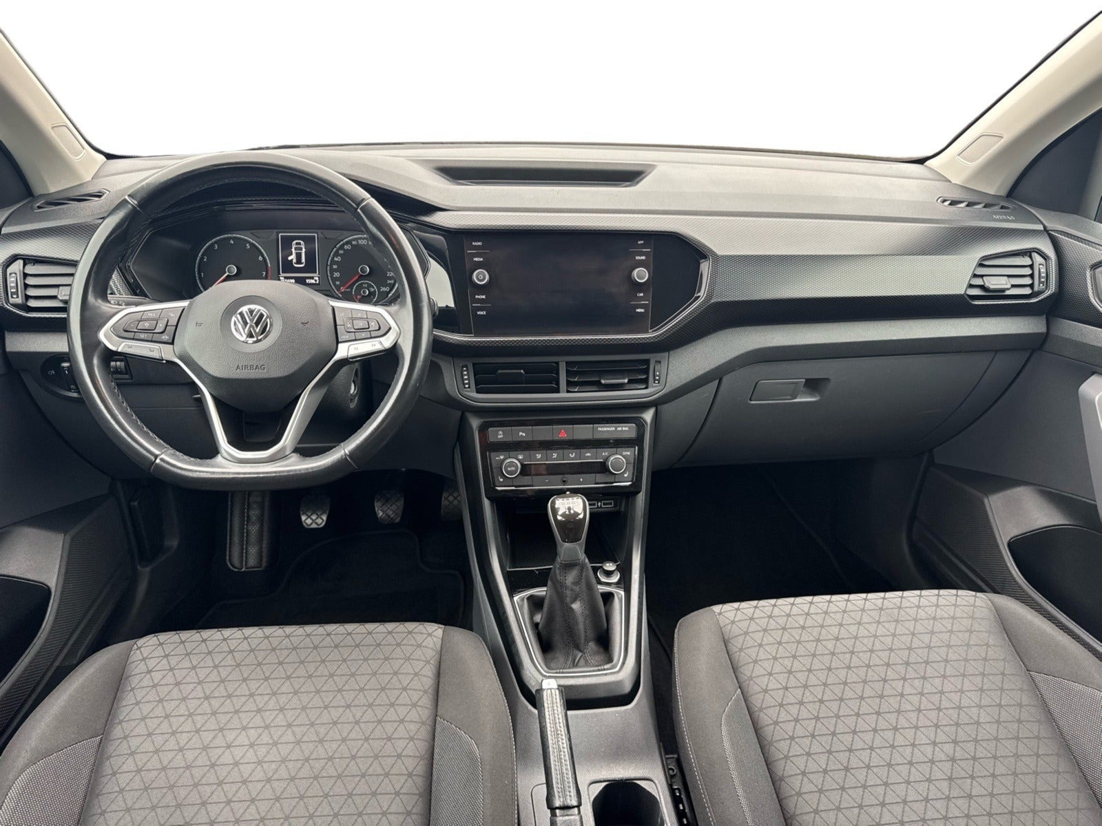 Blå VW T-Cross fra 2019
