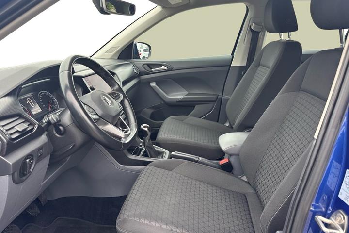 Blå VW T-Cross fra 2019
