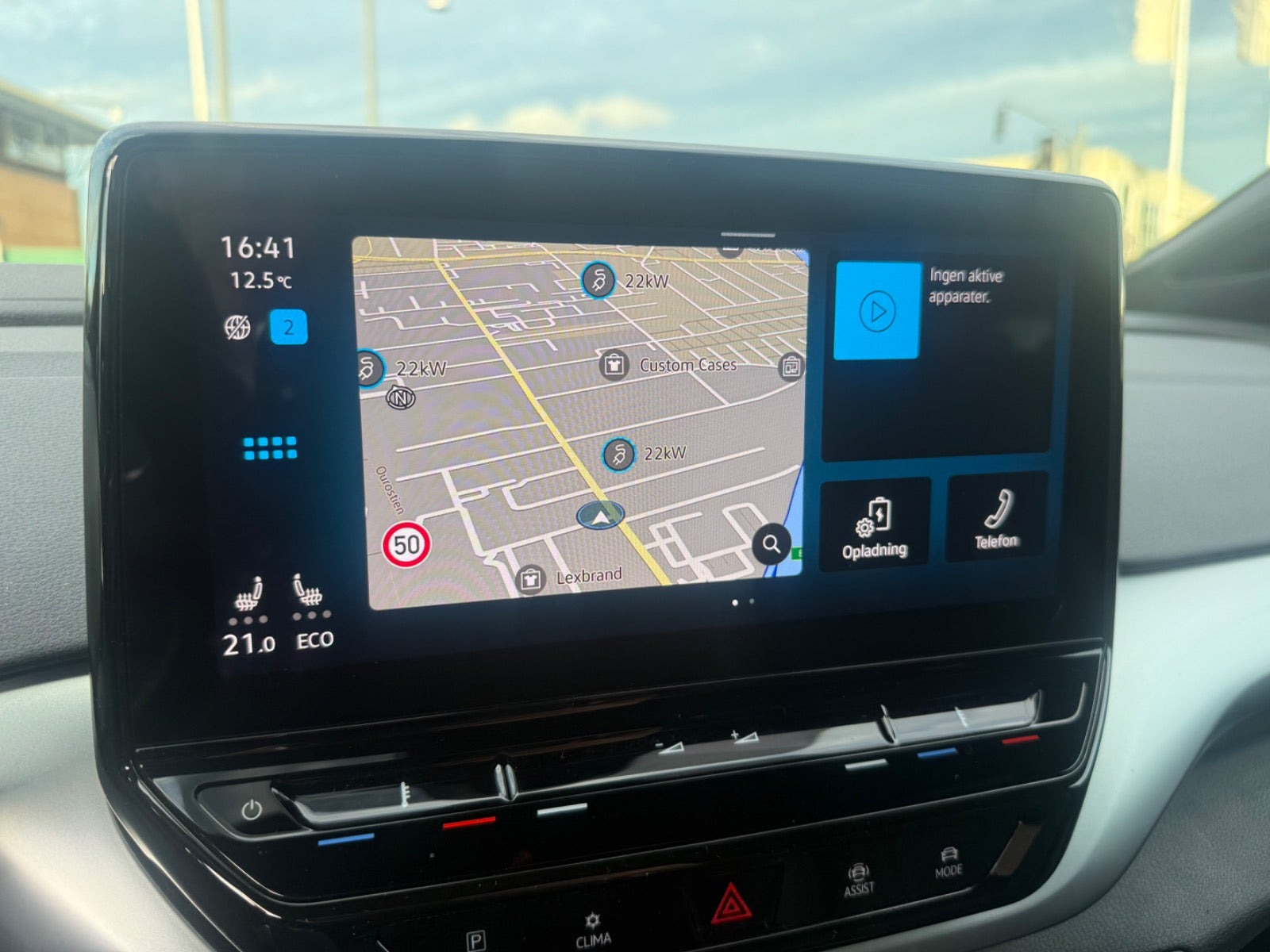 Rød VW ID.4 fra 2022