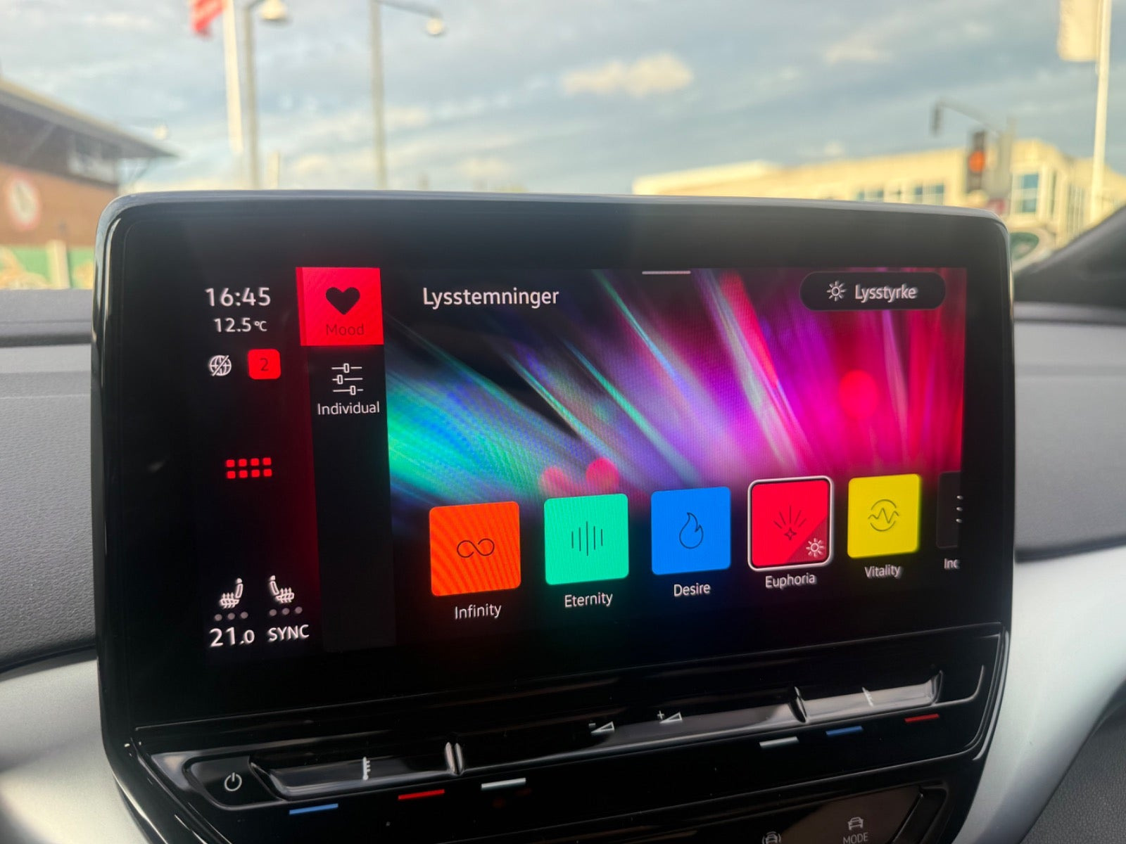 Rød VW ID.4 fra 2022