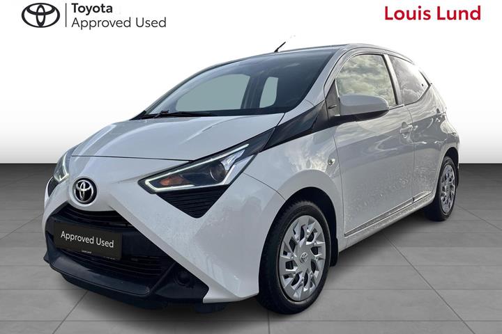 Hvid Toyota Aygo fra 2019