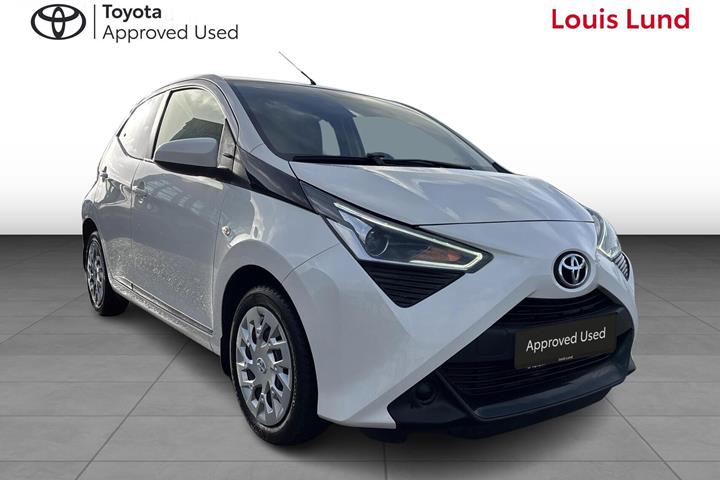 Hvid Toyota Aygo fra 2019