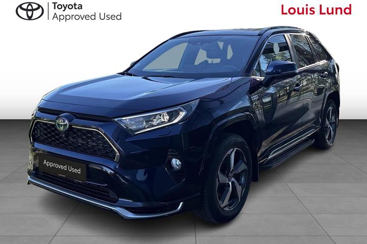 Blå Toyota RAV4 Plug-in fra 2021