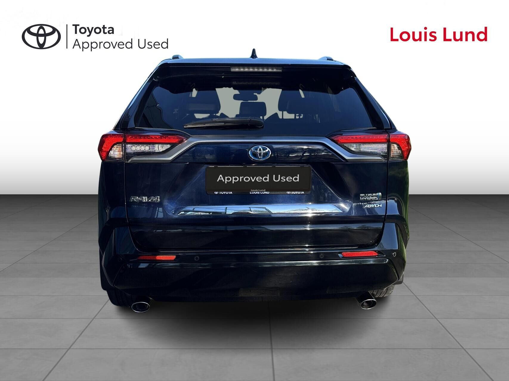 Blå Toyota RAV4 Plug-in fra 2021