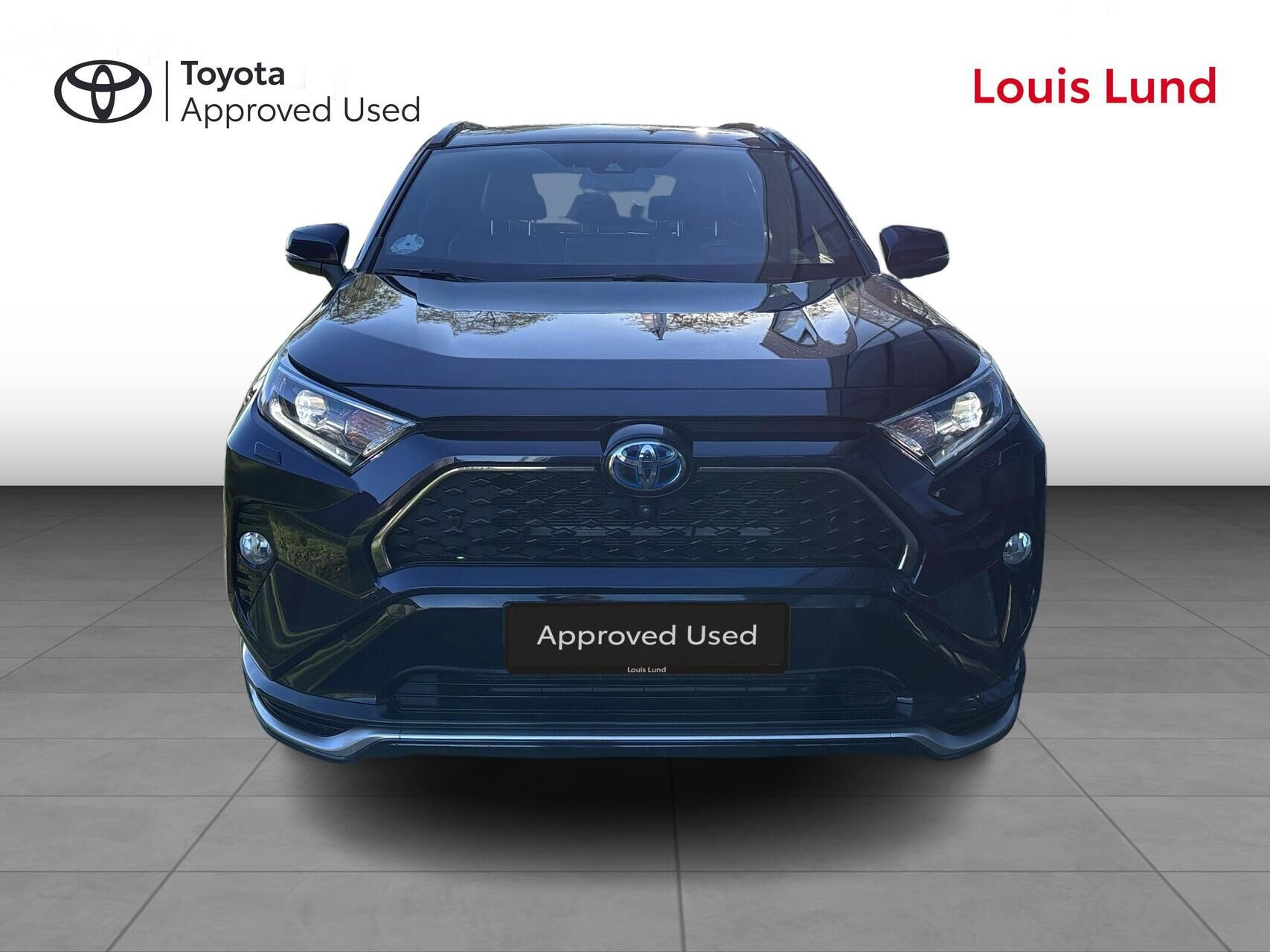 Blå Toyota RAV4 Plug-in fra 2021