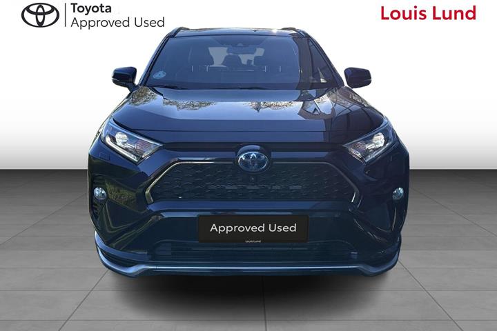 Blå Toyota RAV4 Plug-in fra 2021