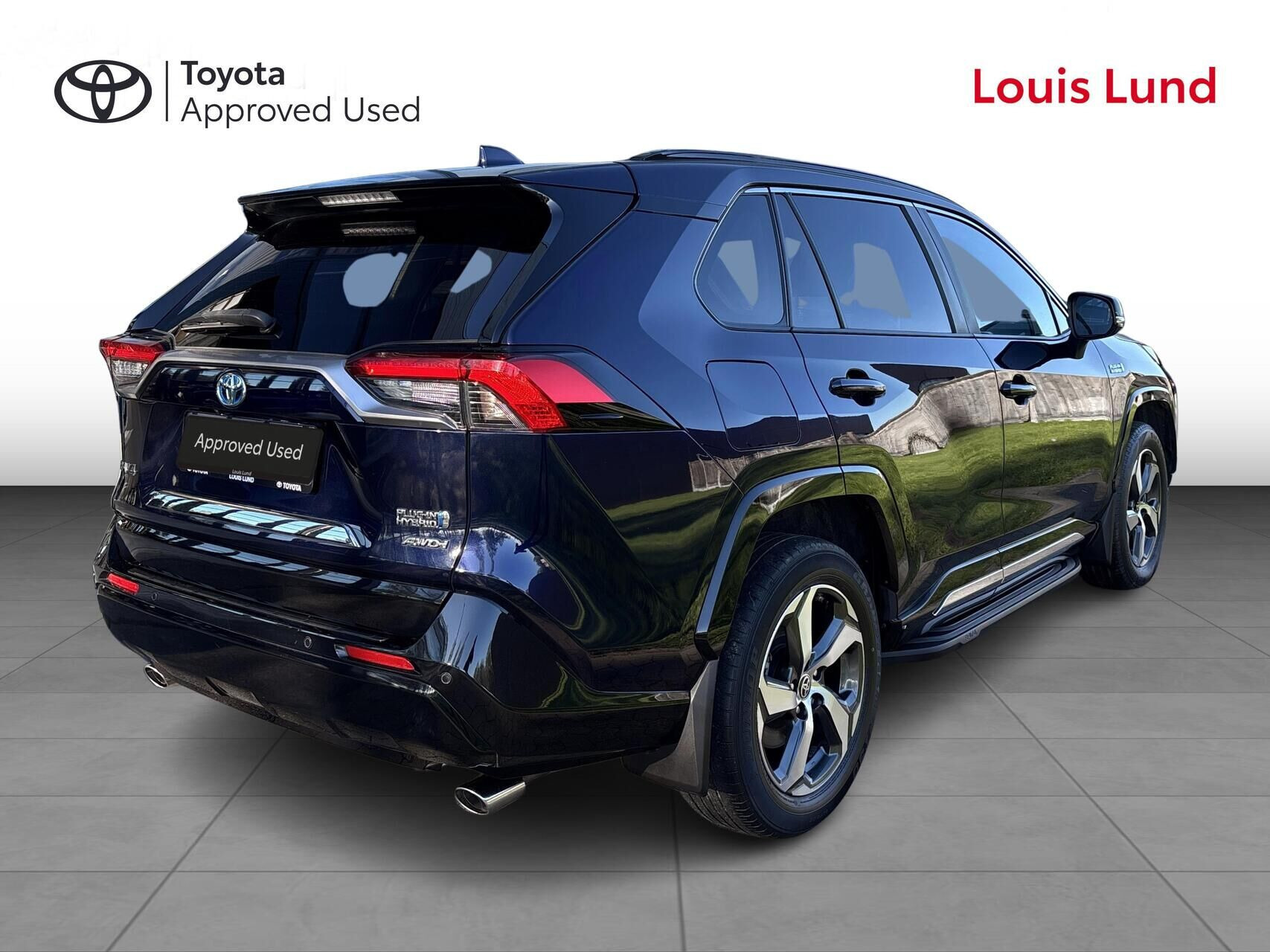 Blå Toyota RAV4 Plug-in fra 2021