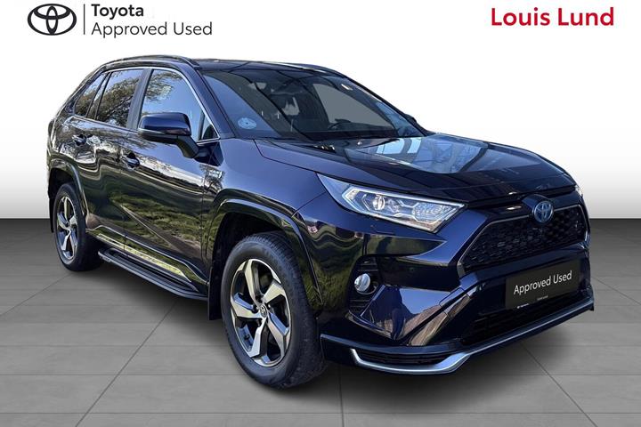 Blå Toyota RAV4 Plug-in fra 2021