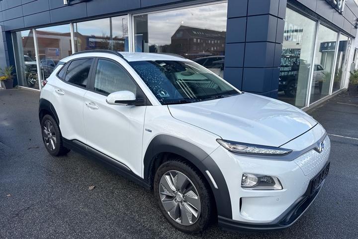 Hvid Hyundai Kona fra 2020