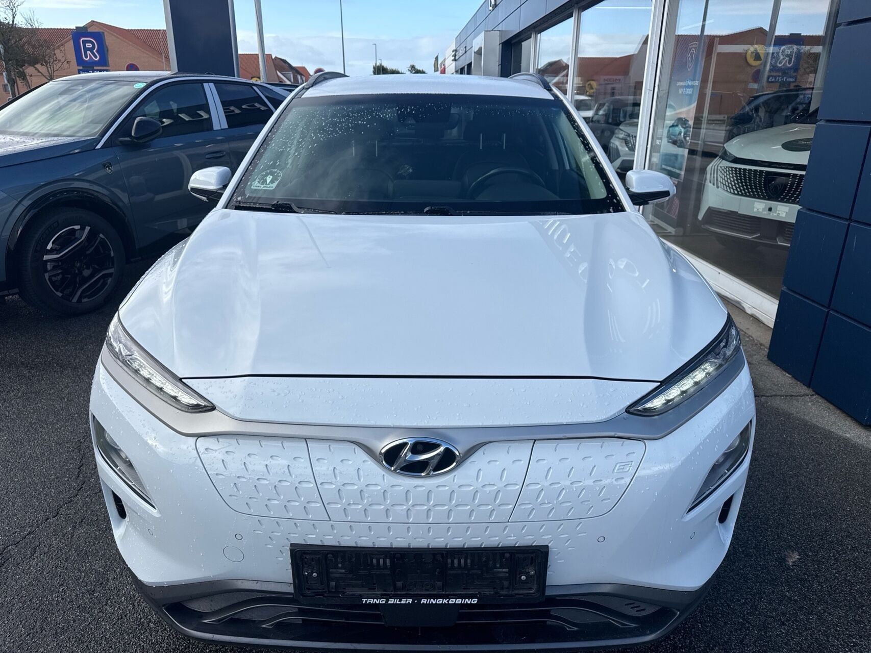 Hvid Hyundai Kona fra 2020