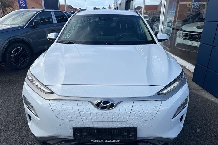 Hvid Hyundai Kona fra 2020
