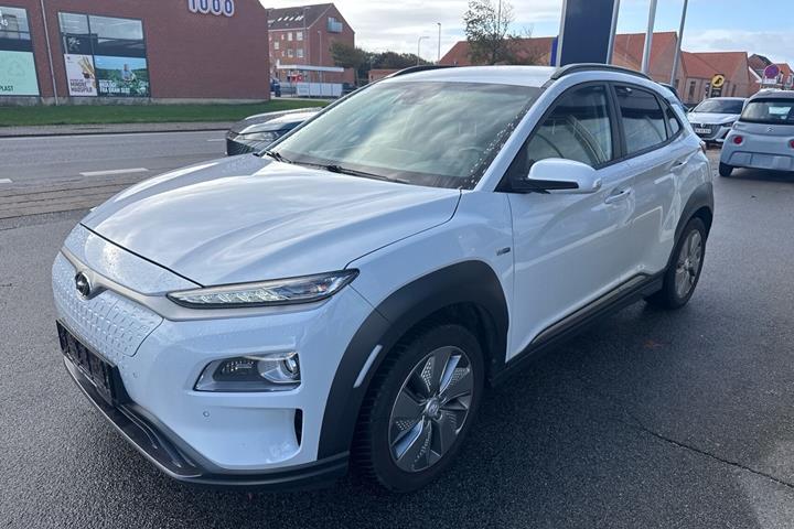 Hvid Hyundai Kona fra 2020