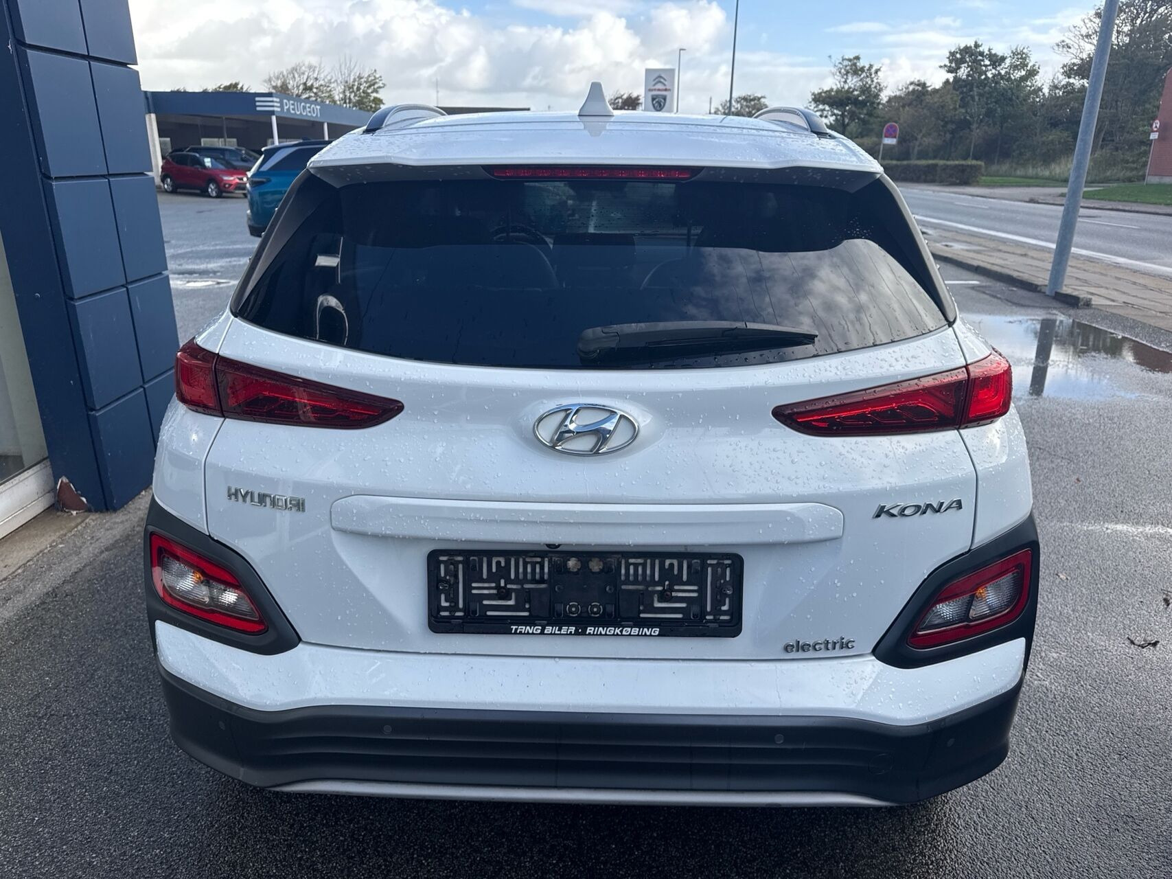 Hvid Hyundai Kona fra 2020