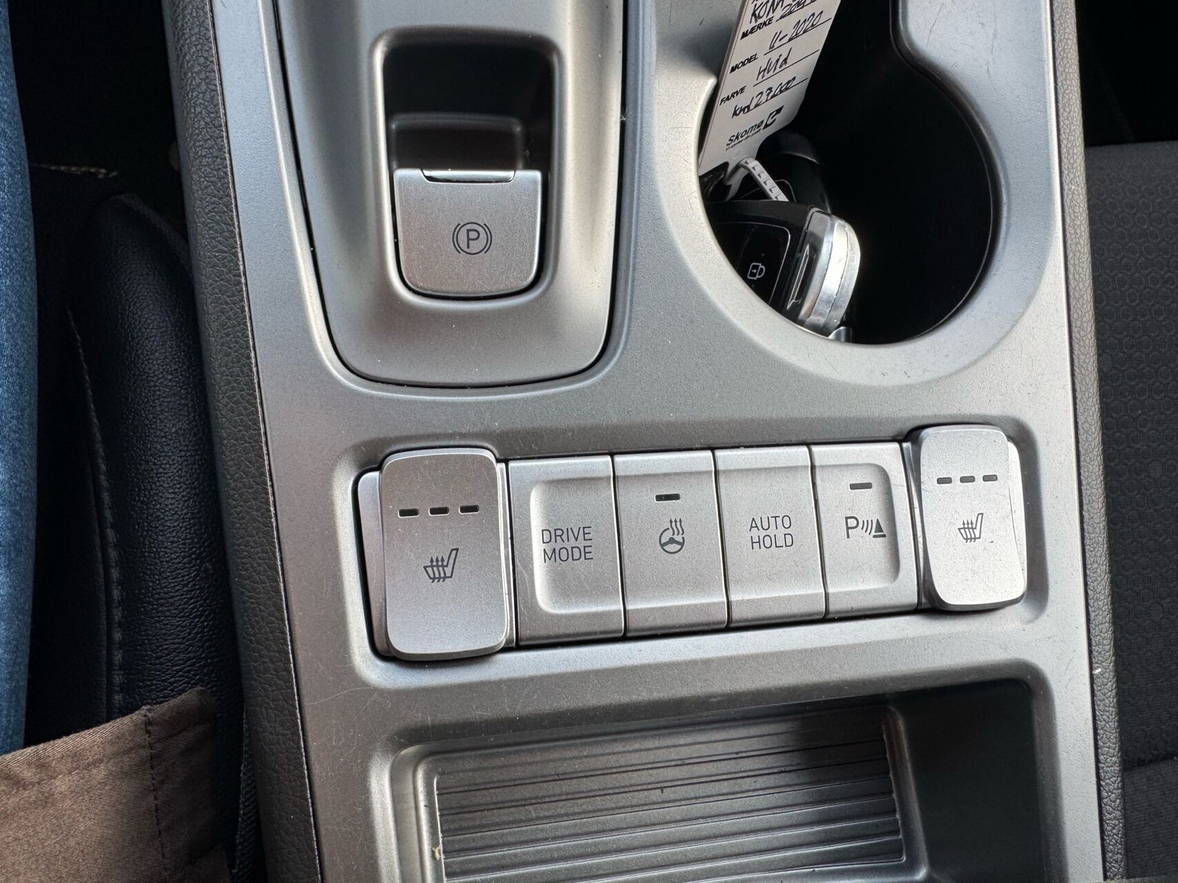 Hvid Hyundai Kona fra 2020