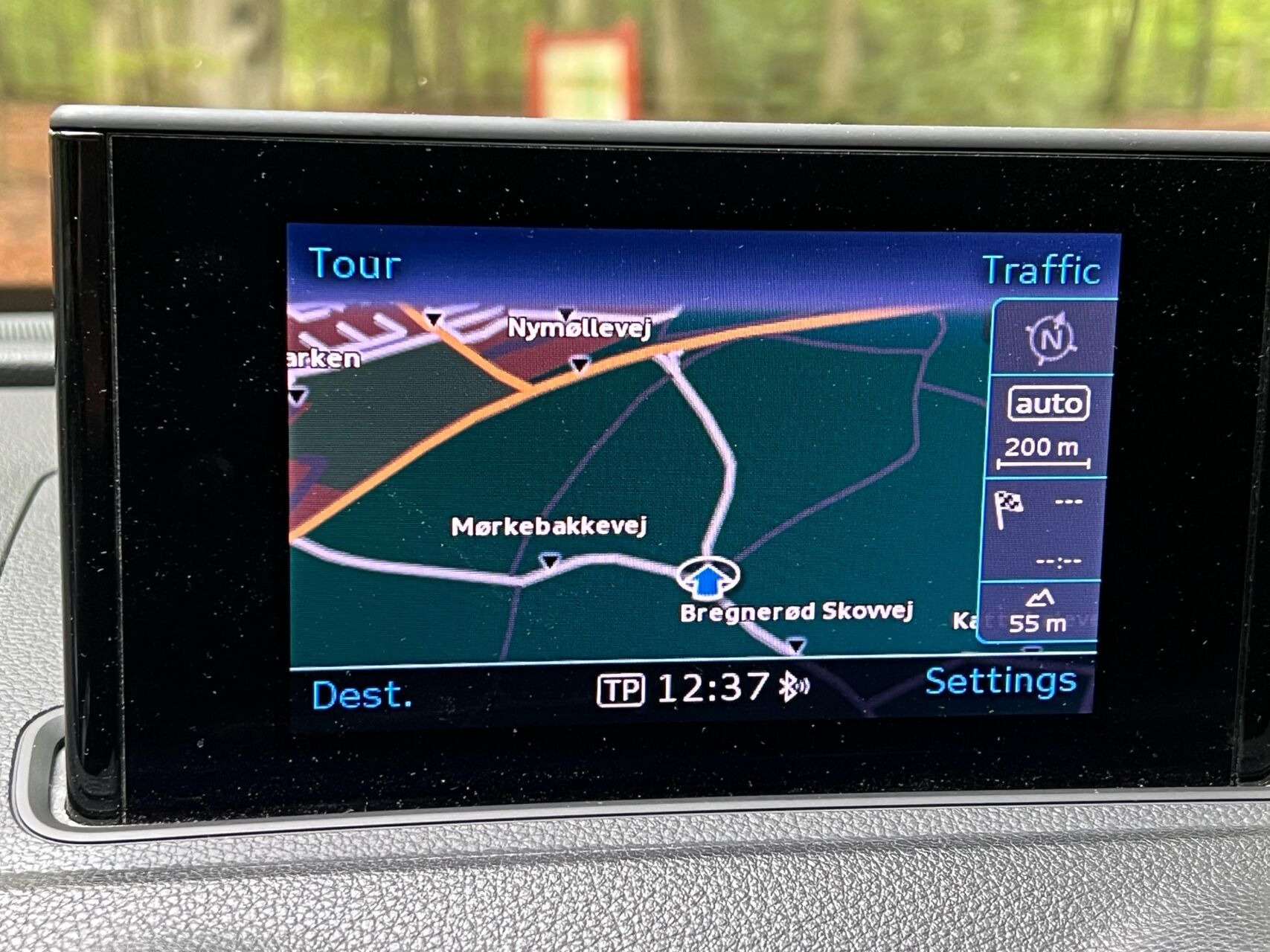 Grå Audi A3 fra 2013