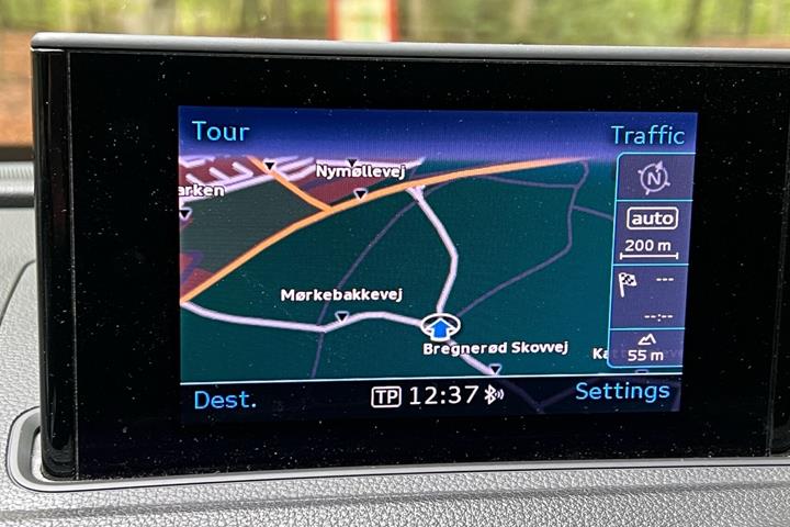 Grå Audi A3 fra 2013