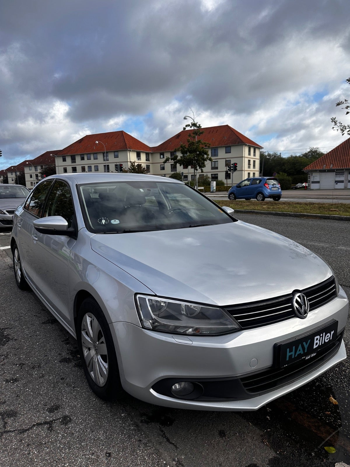 Sølv VW Jetta fra 2011