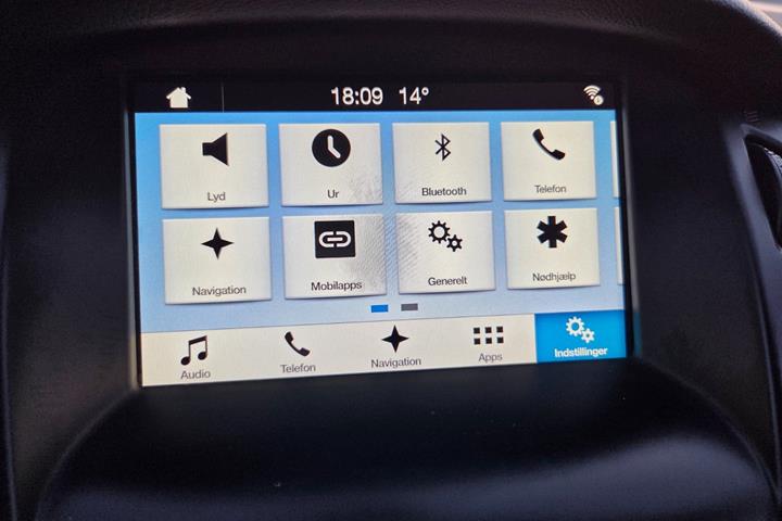 Grå Ford Focus fra 2017