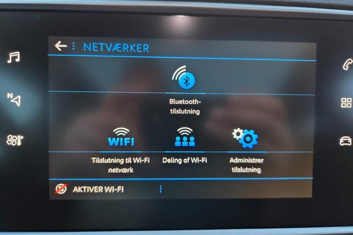Sort Peugeot 308 fra 2020