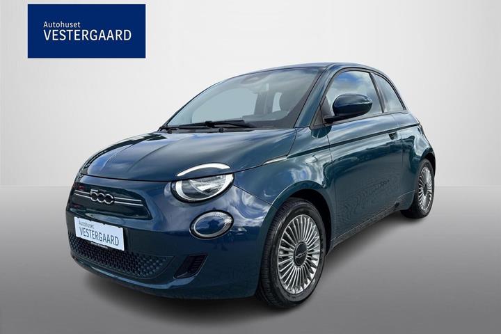 Grøn Fiat 500e fra 2022