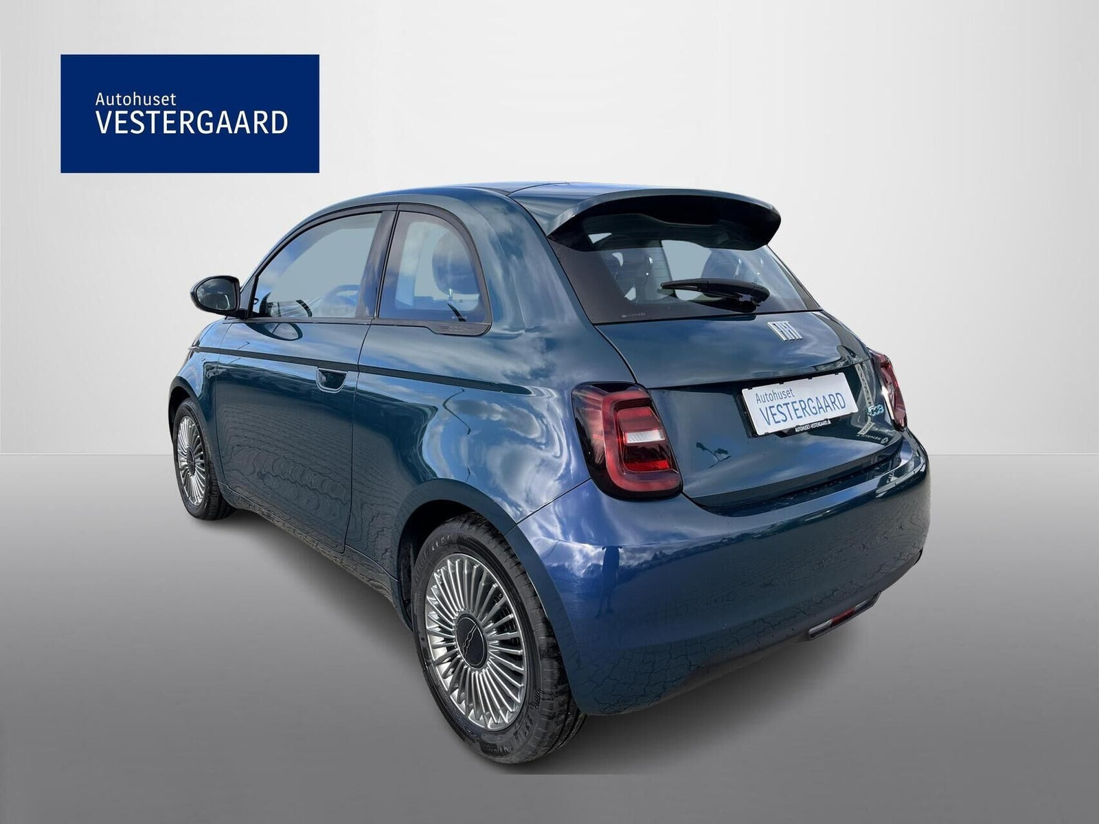 Grøn Fiat 500e fra 2022