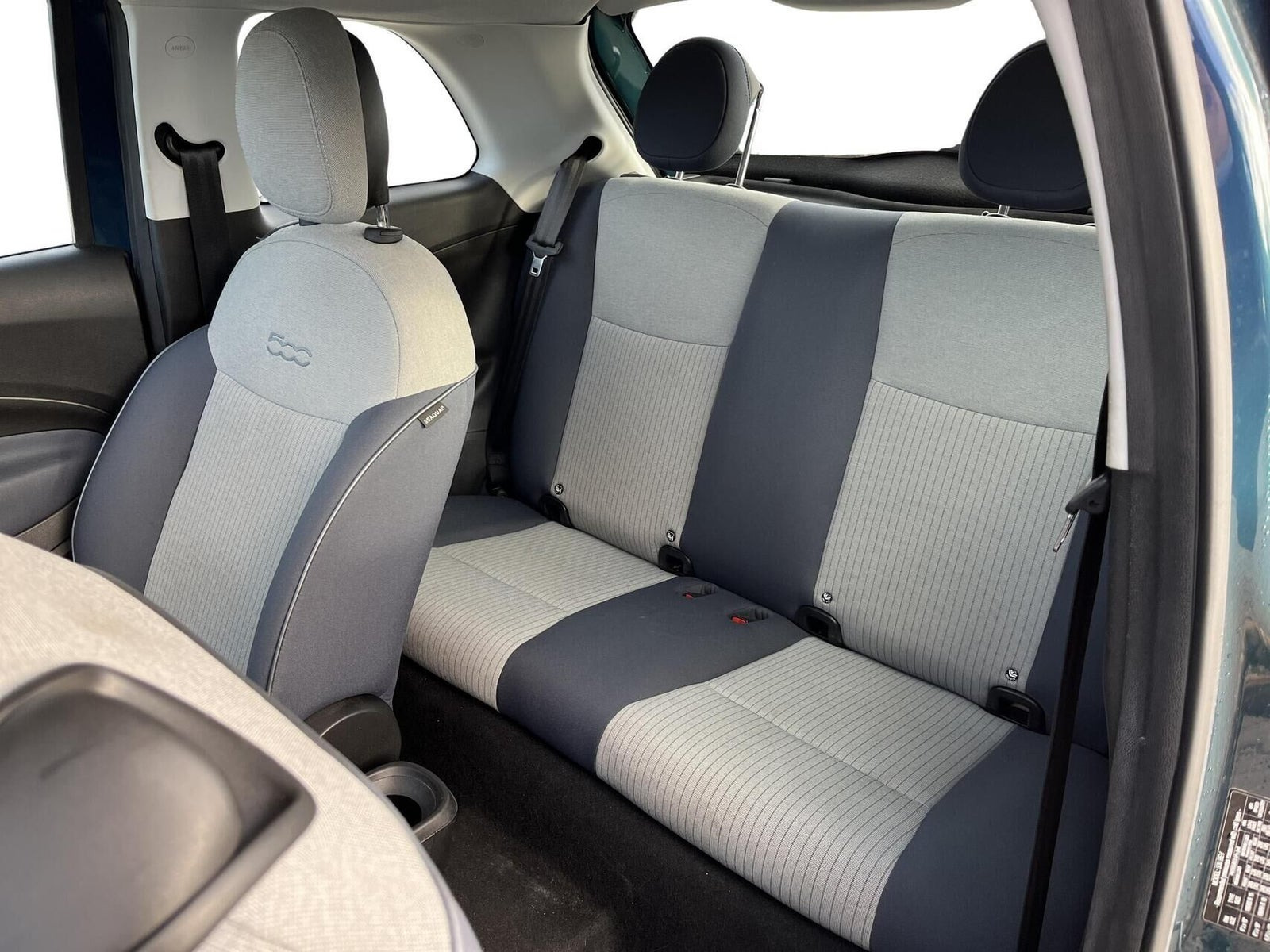 Grøn Fiat 500e fra 2022