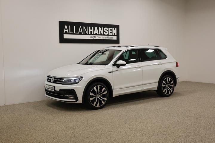 Hvid VW Tiguan fra 2019