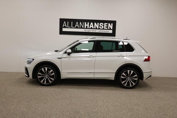 Hvid VW Tiguan fra 2019
