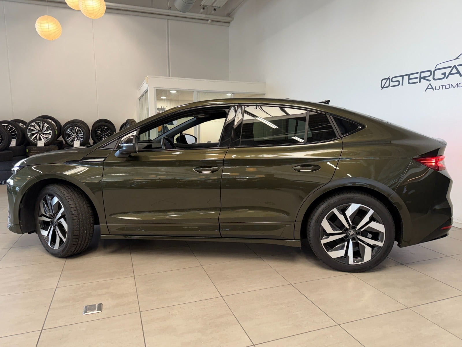 Grøn Skoda Enyaq fra 2026