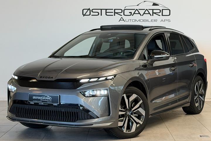 Grå Skoda Enyaq fra 2026
