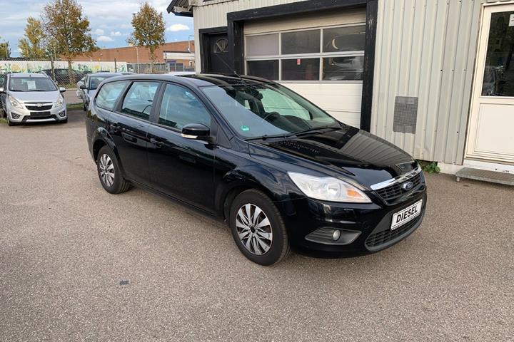 Sort Ford Focus fra 2008