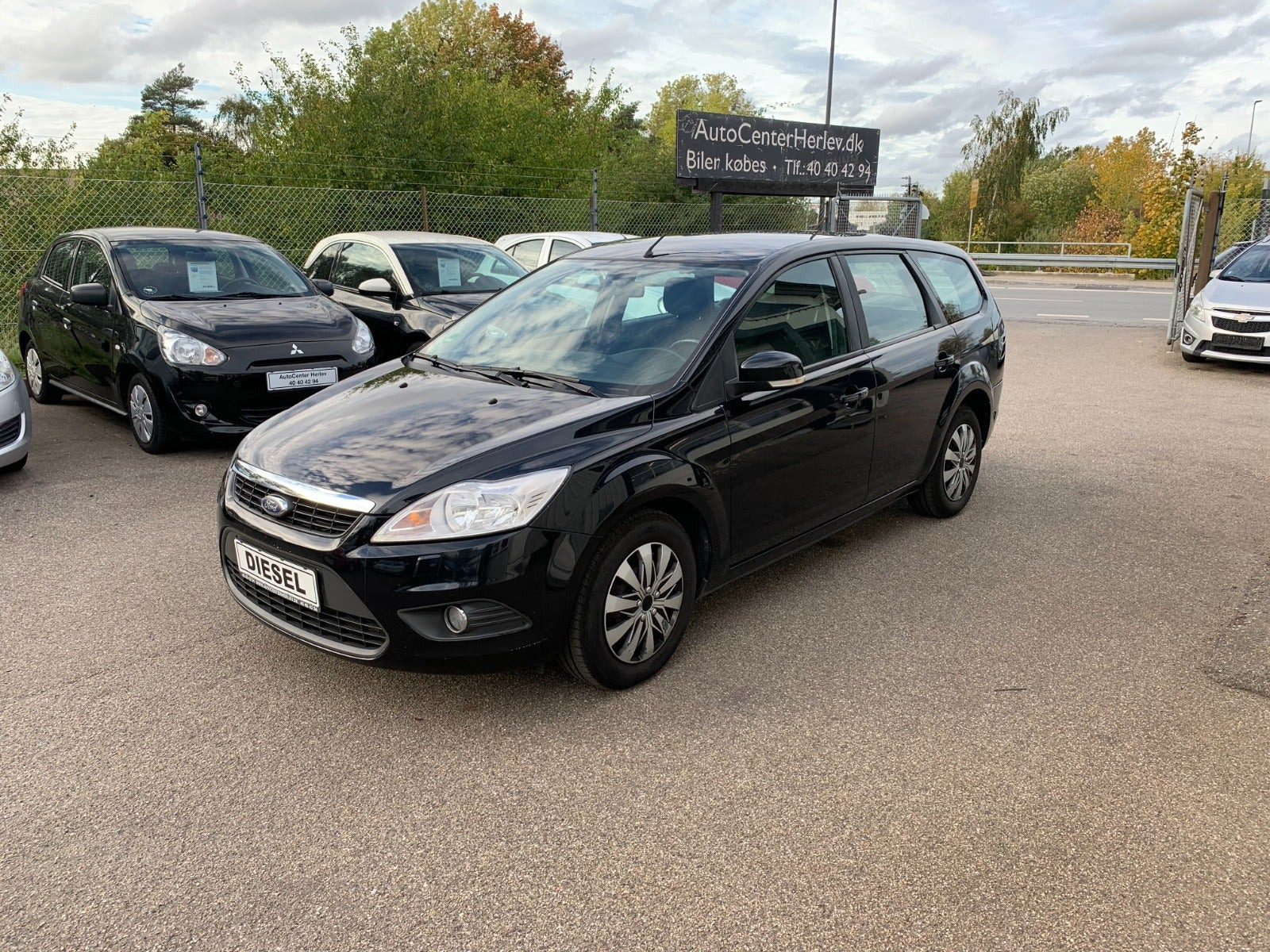 Sort Ford Focus fra 2008
