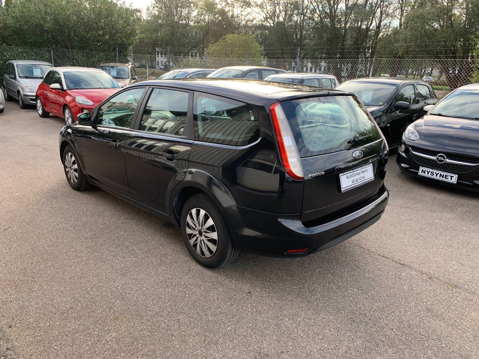 Sort Ford Focus fra 2008