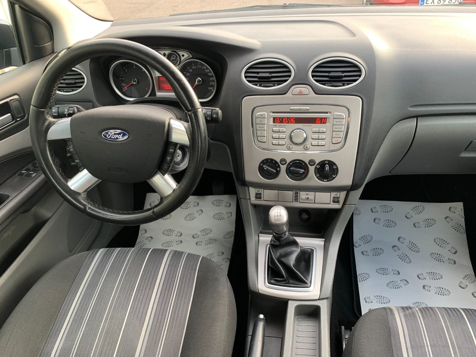 Sort Ford Focus fra 2008
