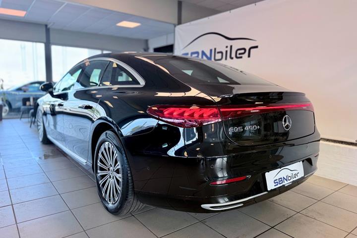 Sort Mercedes EQS450+ fra 2022
